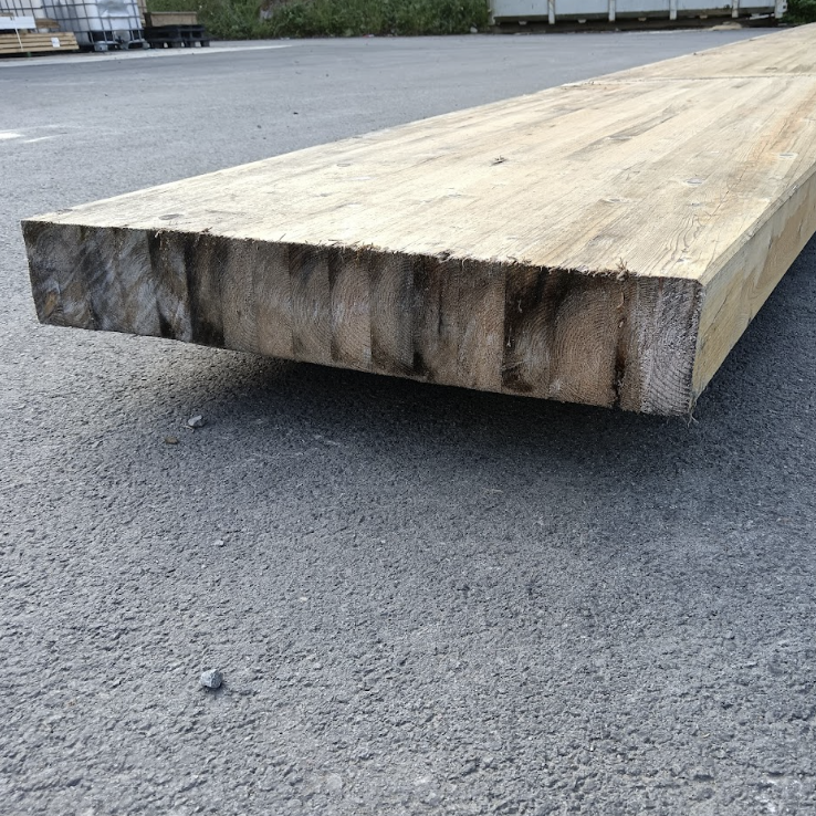 Poutre resineux lamellé collé - 110 x 1050 - L=13.5m (biseauté)