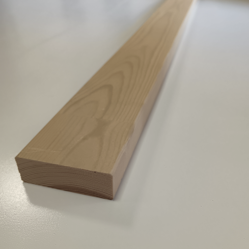 Tasseau décoratif pin bois massif abouté - 20 x 60 - L=1.2m teinte naturel