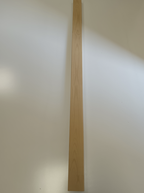 Tasseau décoratif pin bois massif abouté - 20 x 60 - L=1.2m teinte naturel