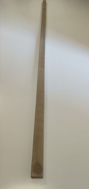 Tasseau décoratif pin bois massif abouté - 20 x 40 - L=1.9m vernis satiné