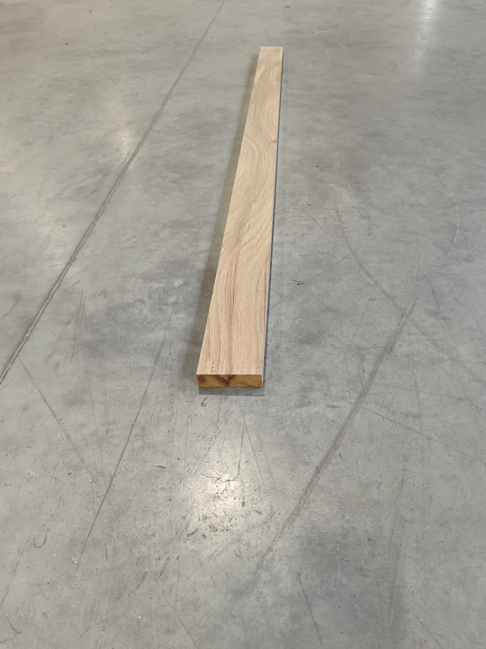 Planche chêne bois massif - 20 x 70 - L=1.4m (raboté 4 faces)