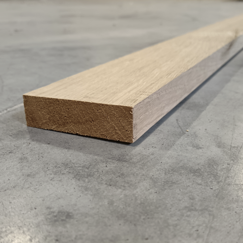 Planche chêne bois massif - 20 x 70 - L=1m (raboté 4 faces)