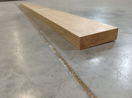 Planche chêne bois massif - 20 x 70 - L=1m (raboté 4 faces)