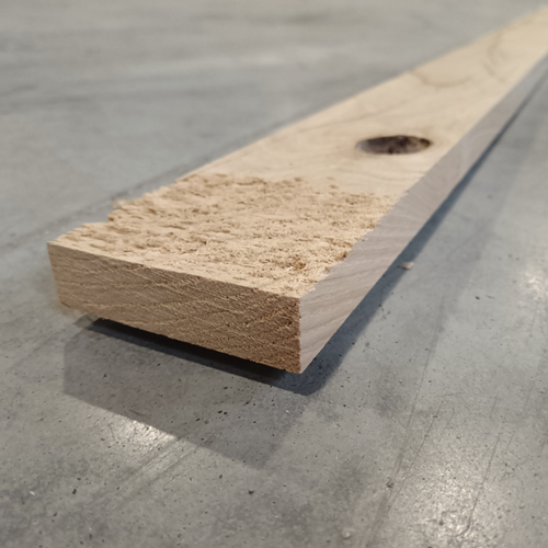 Planche chêne bois massif - 20 x 70 - L=1m - choix B (raboté 4 faces)