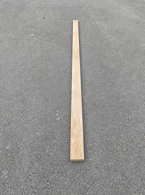Planche chêne bois massif - 20 x 70 - L=2m (raboté 4 faces)