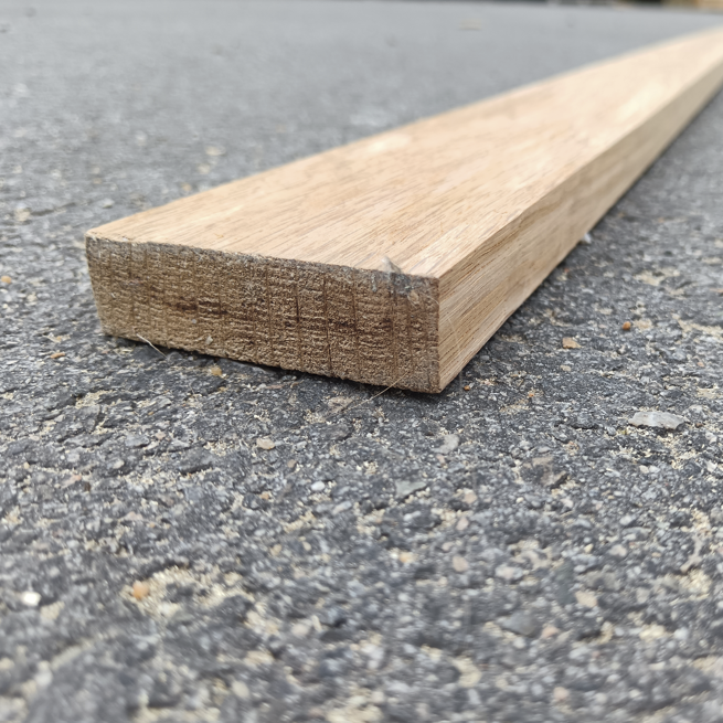 Planche chêne bois massif - 20 x 70 - L=2m (raboté 4 faces)