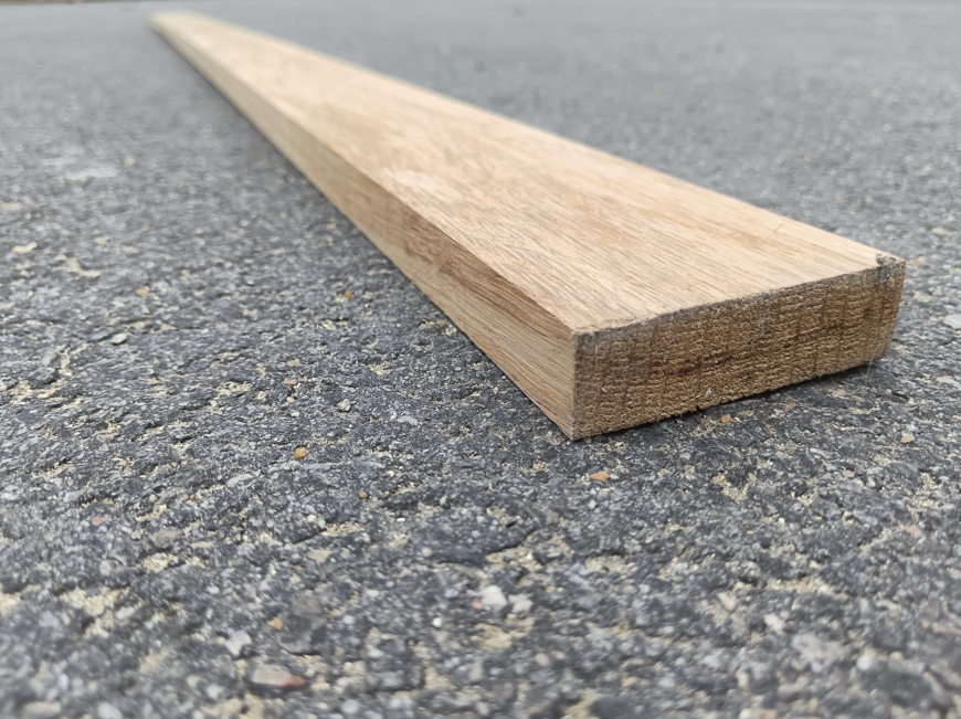 Planche chêne bois massif - 20 x 70 - L=2m (raboté 4 faces)