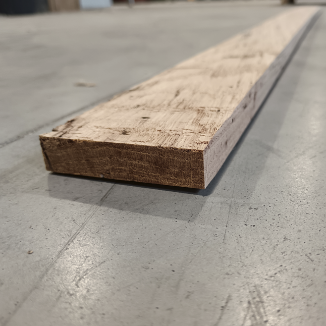 Planche chêne bois massif - 20 x 70 - L=2m - choix B (raboté 4 faces)