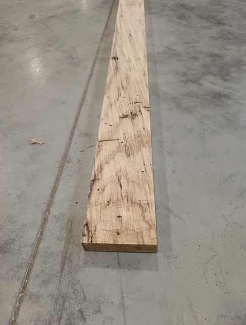 Planche chêne bois massif - 20 x 70 - L=2m - choix B (raboté 4 faces)