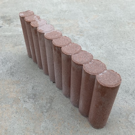 Bordurette béton Saumon - 500 x 200 x 60 mm