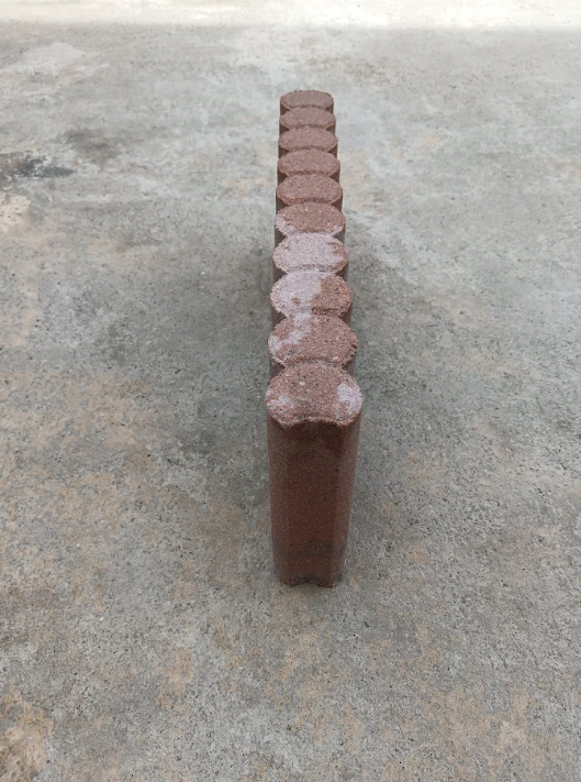 Bordurette béton Saumon - 500 x 200 x 60 mm