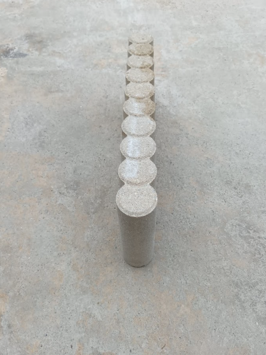 Bordurette béton Beige - 500 x 210 x 60 mm