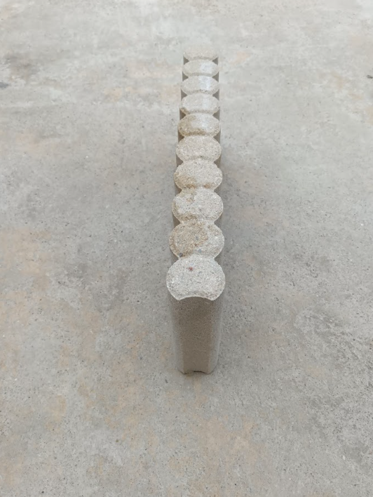 Bordurette béton Beige - 500 x 210 x 60 mm