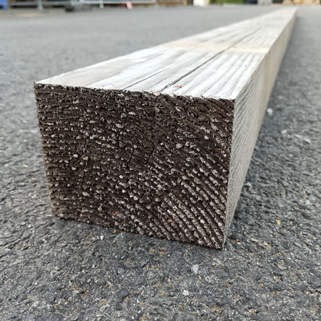 Poutre douglas bois massif - 95 x 125 - L=6m (grisé)