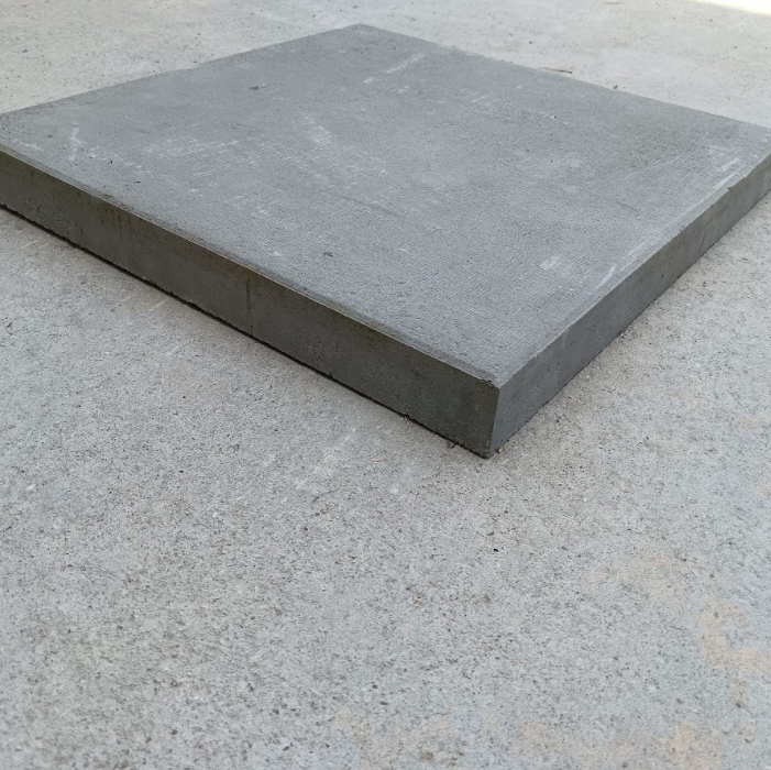 Dalle béton lisse grise - 500 x 500 x 50 mm - ALKERN L075