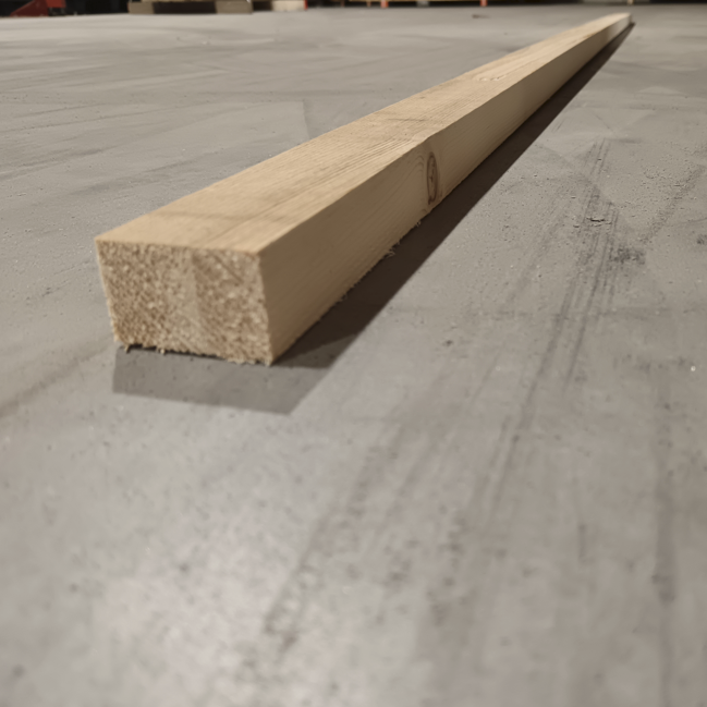 Liteau epicéa lamellé collé - 25 x 45 - L=2.5m (brut de sciage)