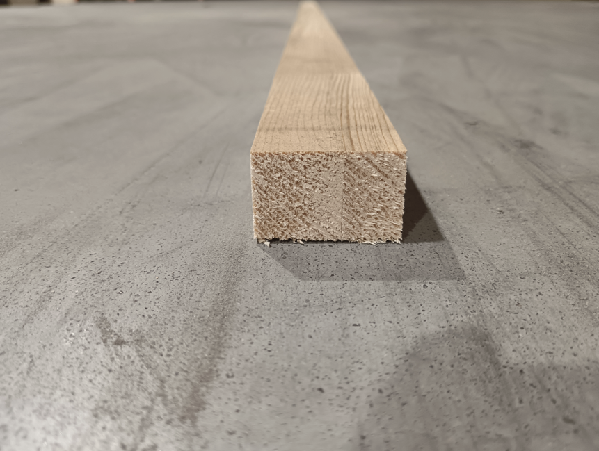 Liteau epicéa lamellé collé - 25 x 45 - L=2.5m (brut de sciage)