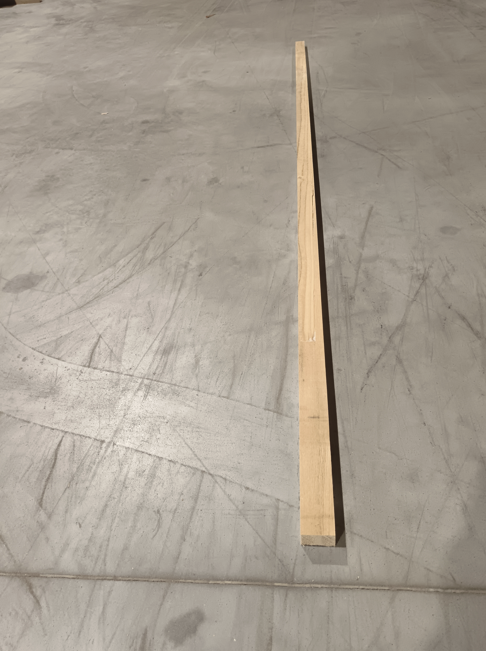 Liteau epicéa lamellé collé - 25 x 45 - L=2.5m (brut de sciage)