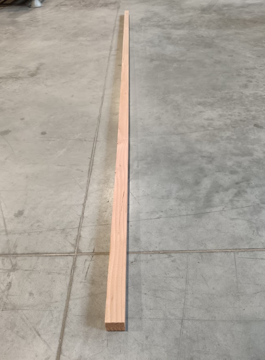Tasseau douglas lamellé collé - 40 x 40 - L=3m (brut de sciage)