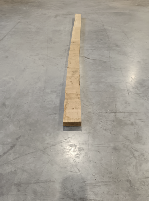 Planche chêne bois massif - 27 x 80 - L=2m (brut de sciage)