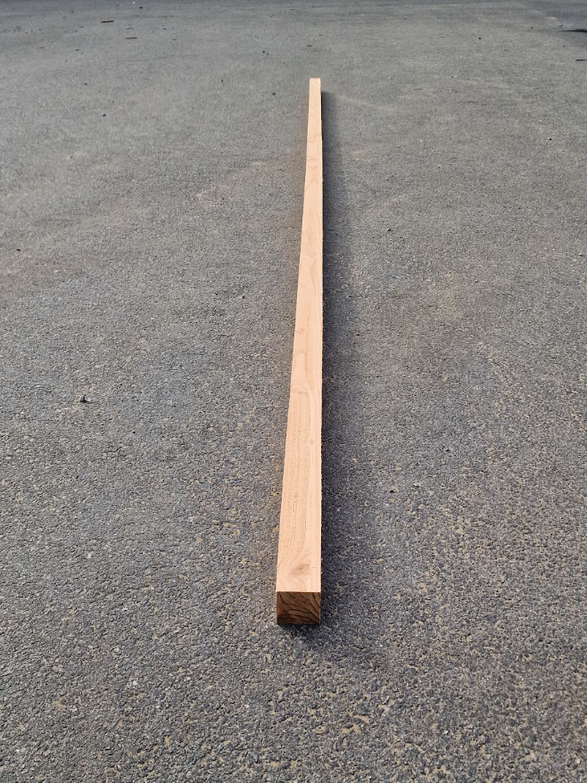 Tasseau douglas lamellé collé - 55 x 55 - L=4m (brut de sciage)