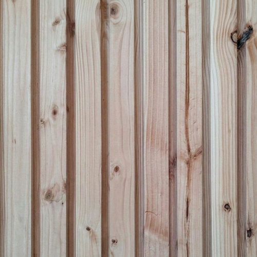 Bardage douglas faux-claire-voie - 44x115 - L=4m (profil Vibrato)