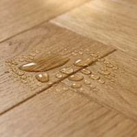 Parquet contrecollé chêne européen - bâton rompu - 600 x 90 x 14/3 mm (24 lames / botte)