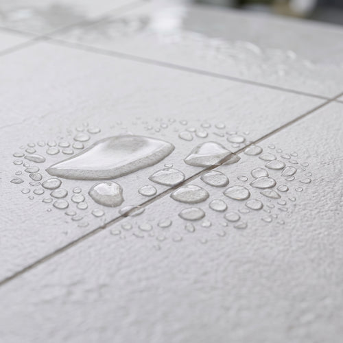 Carrelage extérieur grès cérame rectifié structuré couleur Blanc - gamme Inaq ref L976 - 60x60cm - Ep= 20mm - Novoceram