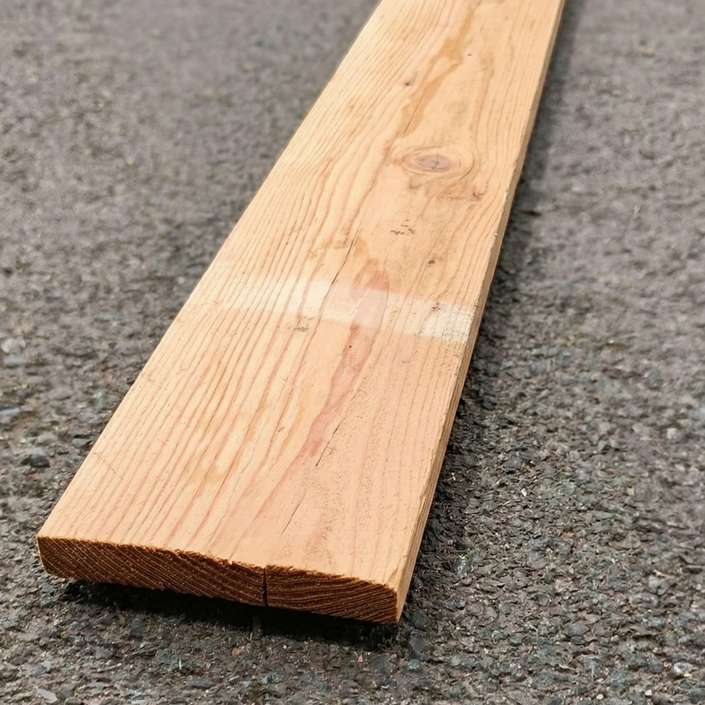 Planche mélèze - 18x150 L=3,5m (ne pas utiliser en structurel)