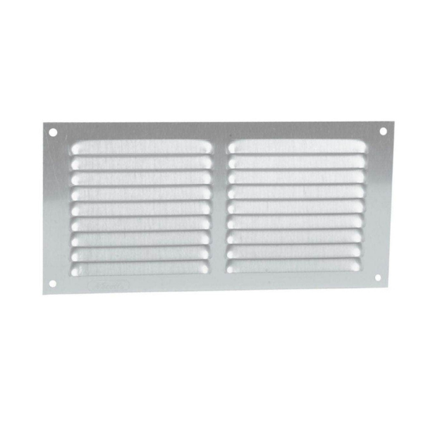 Grille rectangulaire horizontale avec moustiquaire Aluminimum 1LM1020G NICOLL