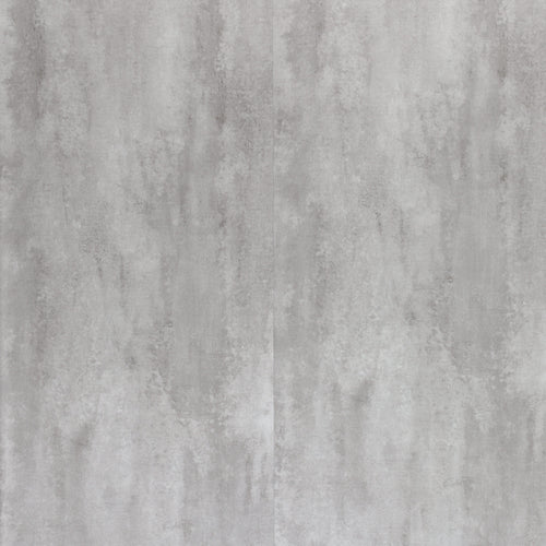 Sol PVC-SPC clipsable imitation carrelage gris clair béton indus - 940 x 470 × 6.0mm sous-couche intégrée (SPC105)