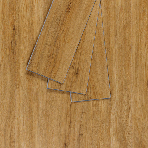 Sol PVC-SPC clipsable chêne naturel - sous-couche intégrée - 1220 x 180 x 5,5 mm
