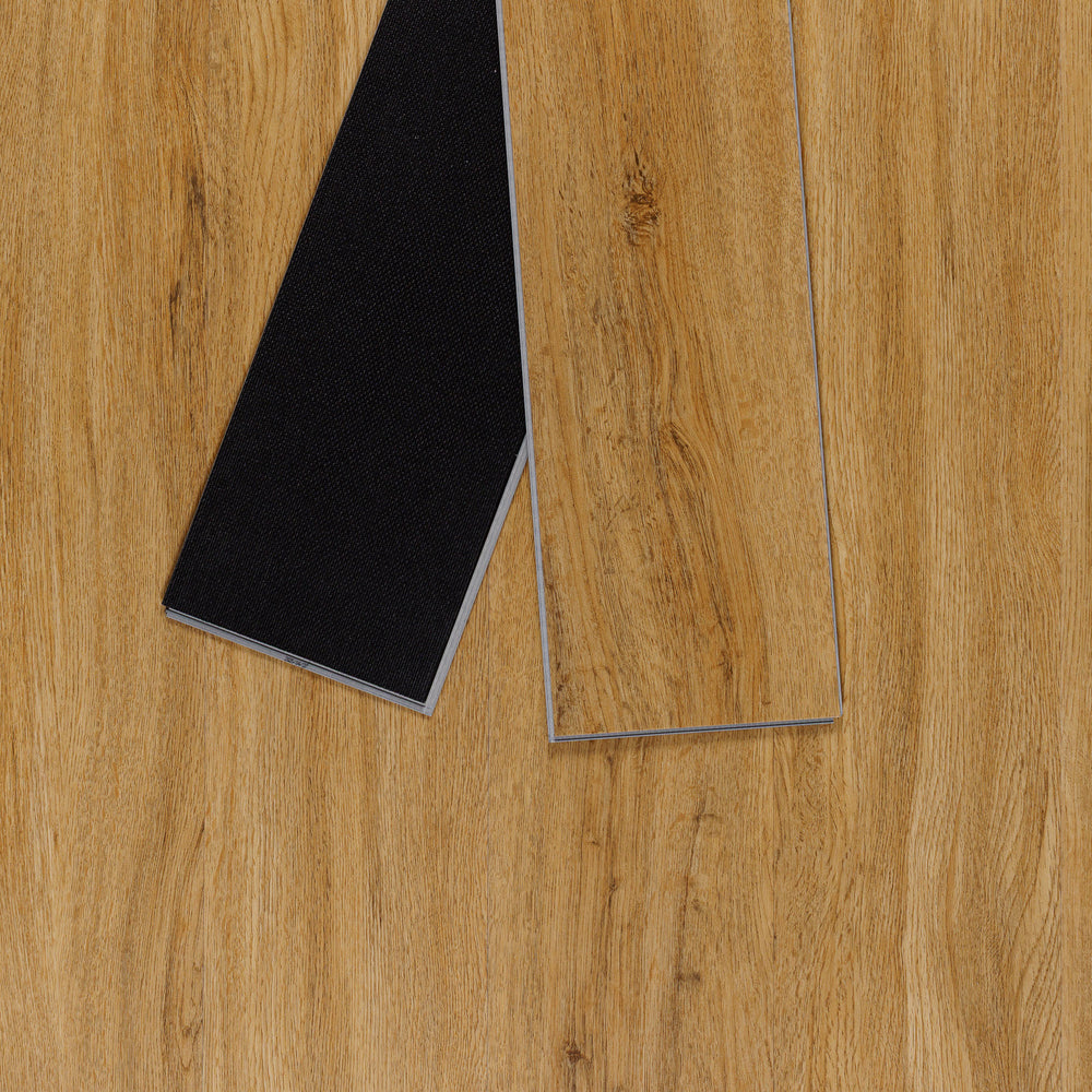 Sol PVC-SPC clipsable Chene naturel - usage domestique - sous-couche intégrée - 1220 x 180 × 4.5mm sous-couche intégrée