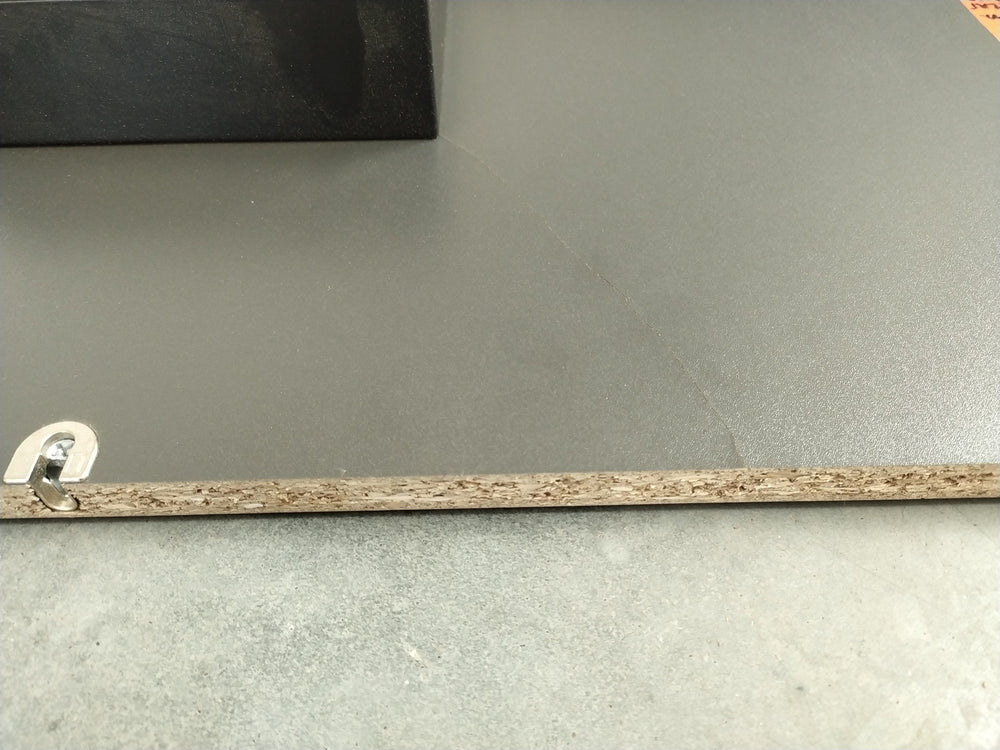 Tiroir 2 prof sortie siphon LADEU 43x114 cm noir