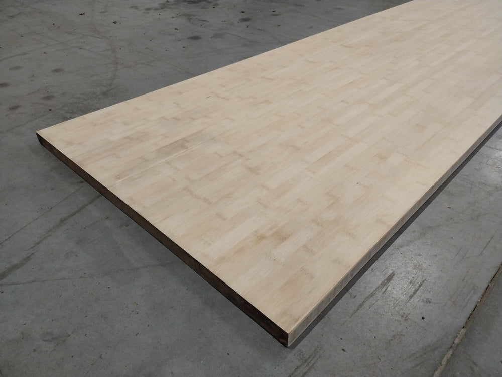 Plan de Travail Bambou - lamellé collé - 25000 x 650 x 26 mm