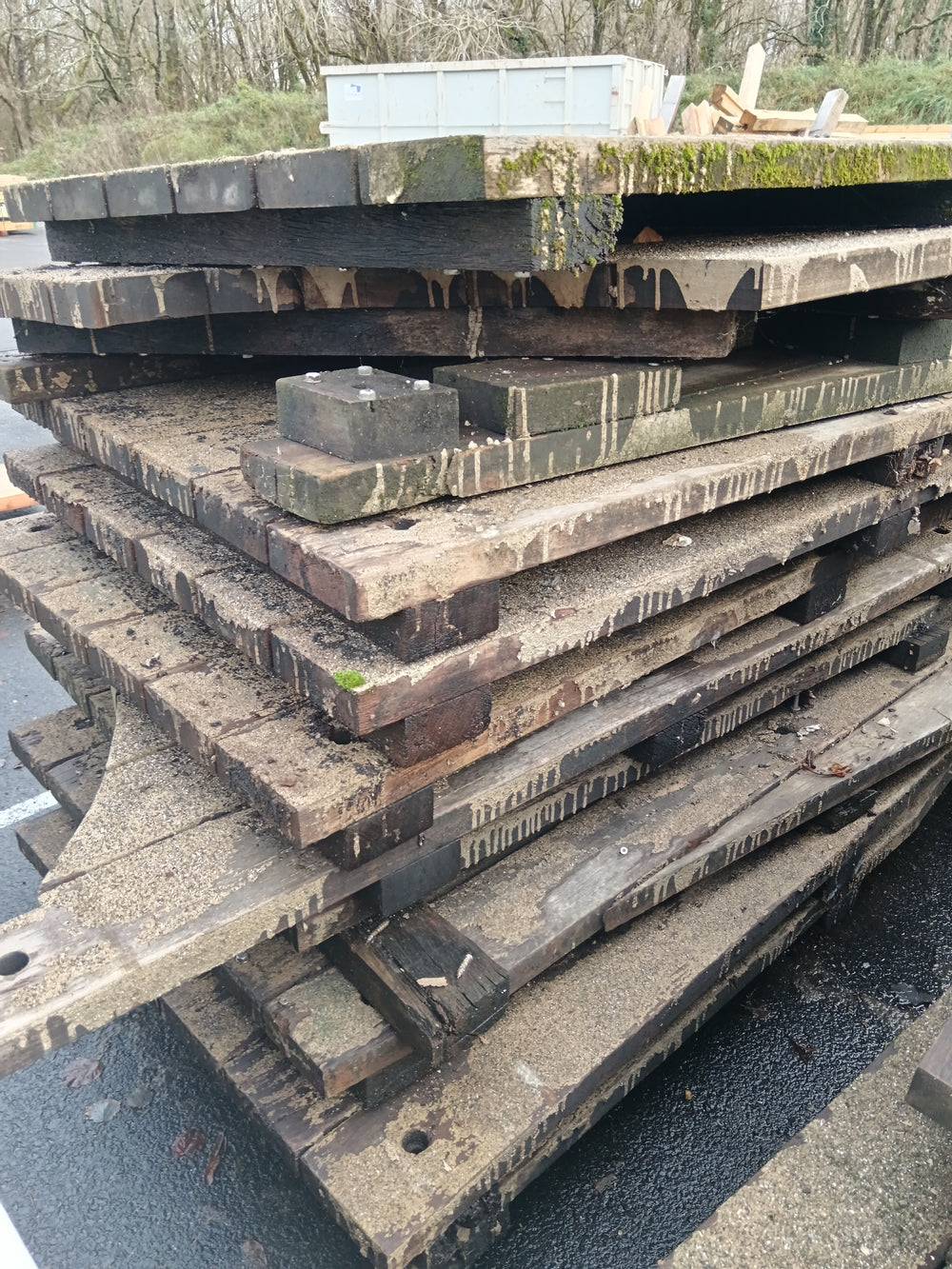 Platelage ipé bois massif - longueurs variables 900 x 100 mm