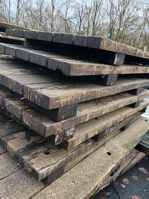 Platelage ipé bois massif - longueurs variables 900 x 100 mm