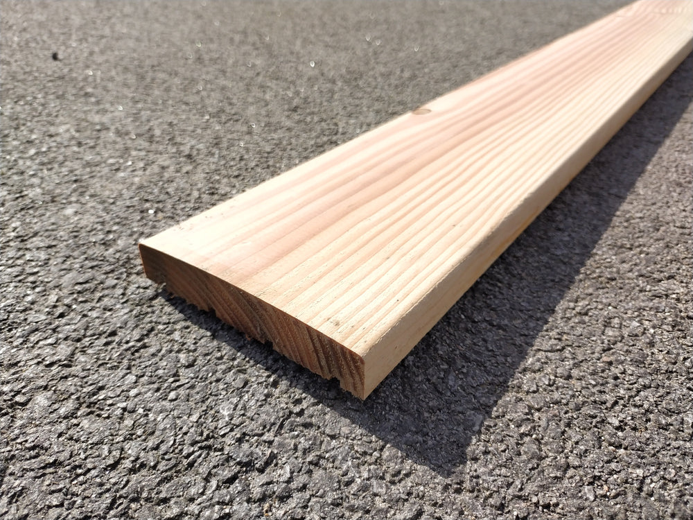 Lame de terrasse bombée douglas classe 3 - 27x145 - L=3m