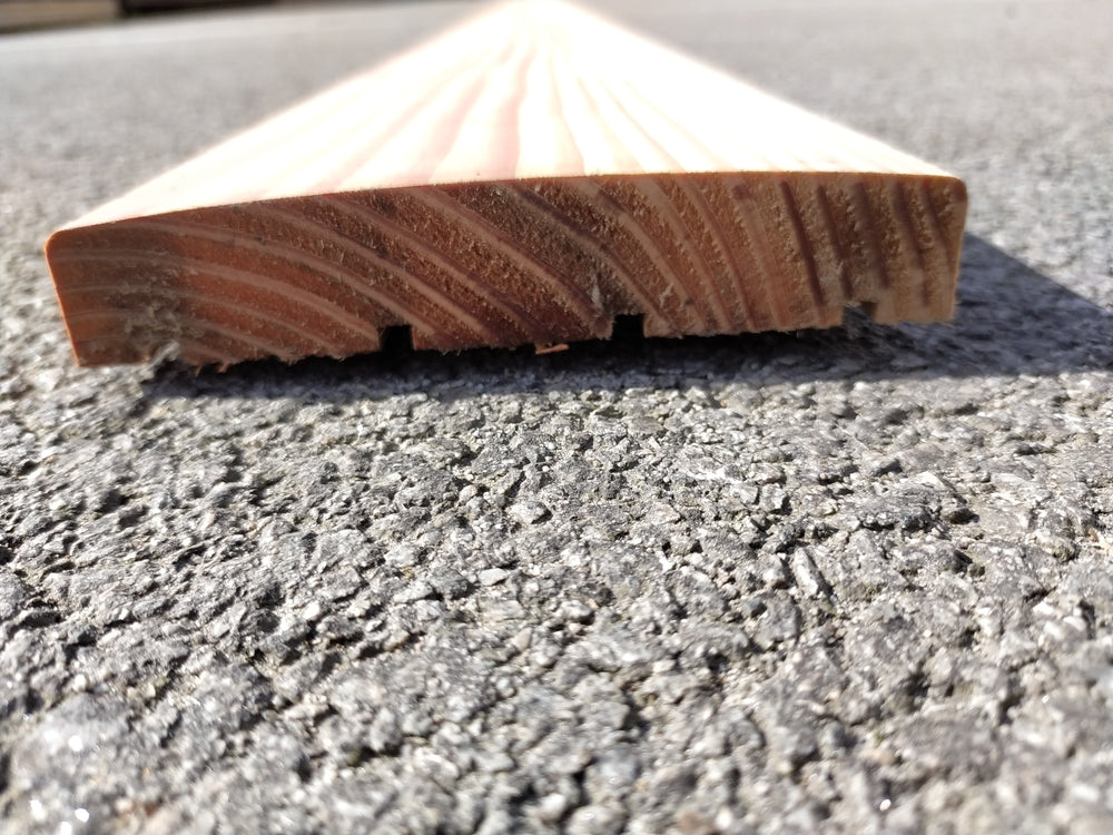 Lame de terrasse bombée douglas classe 3 - 27x145 - L=3m