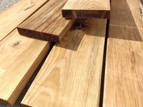 Lame de terrasse pin classe 4 - 28x145 - L=4m