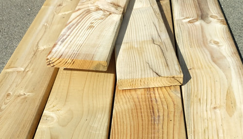 Lame de terrasse épicéa lisse - 27x145 - L=3,6m