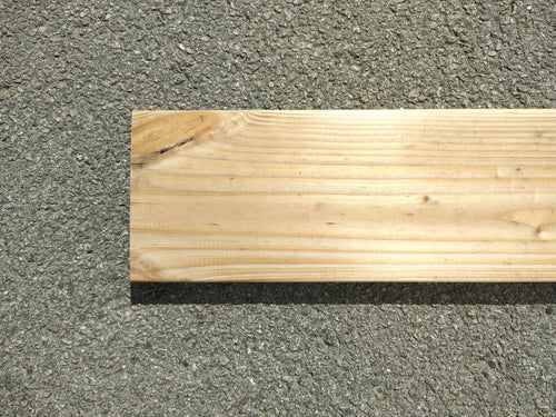 Lame de terrasse bombée douglas classe 3 - 27x145 - L=4m