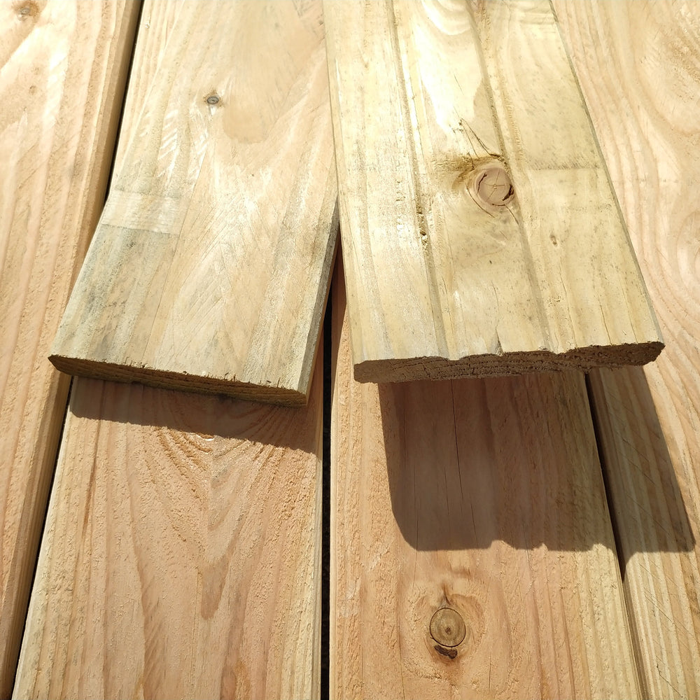 Lame de terrasse douglas naturel classe 3 Pyla - 25x145 - L=4m