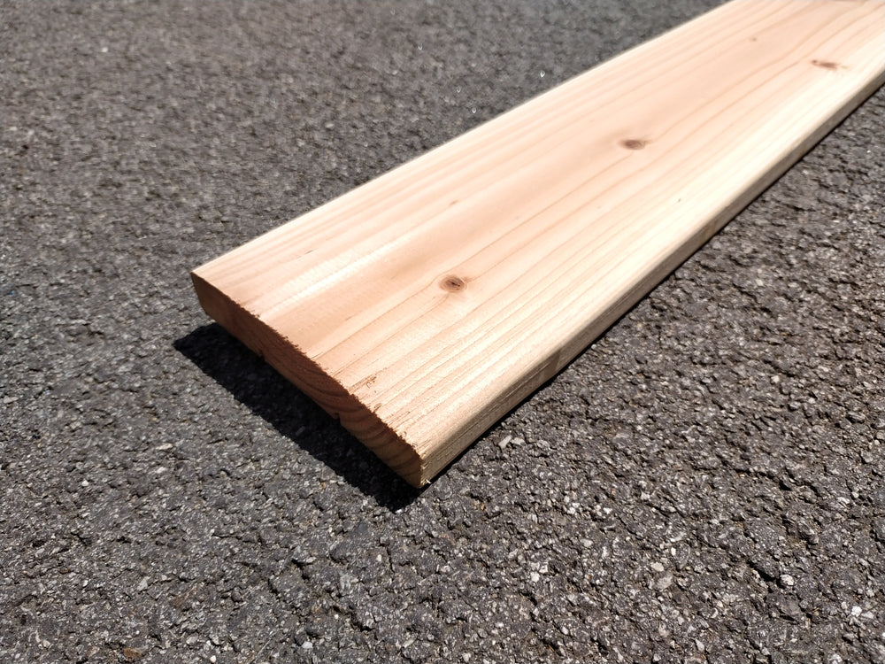 Lame de terrasse douglas bombée - 27x145 - L=4m