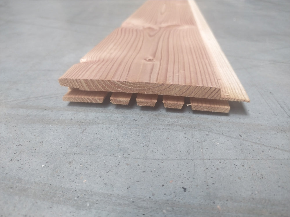Bardage douglas naturel - 21x132 - L=3,95m (profil ritmo)