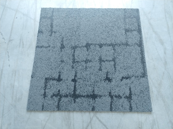 Dalle moquette gris foncé motifs carrés - 500 x 500 mm Heuga 530 — vue 2