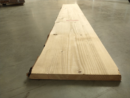 Tablette sapin - âme pleine - 2500 x 400 x 40 mm