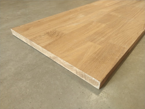 Tablette Teck Lamellée-collée - 1200 x 300 x 18 mm