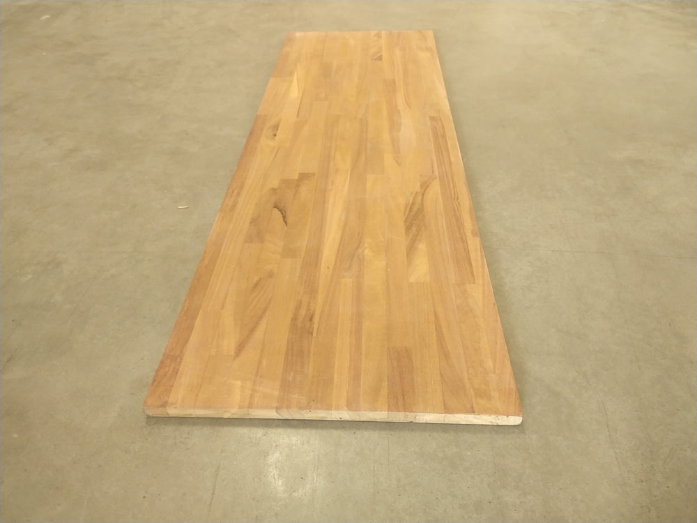 Tablette Teck Lamellée-collée - 1200 x 400 x 18 mm — vue 3