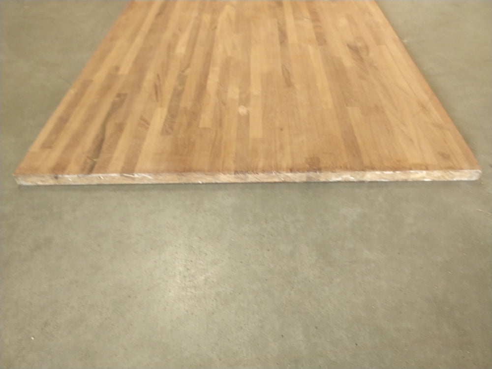 Tablette Teck Lamellée-collée - 1520 x 600 x 18 mm — vue 2